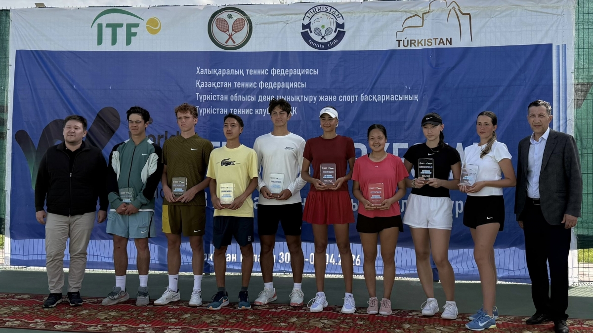 Туркестан впервые принял международный юниорский турнир ITF J30