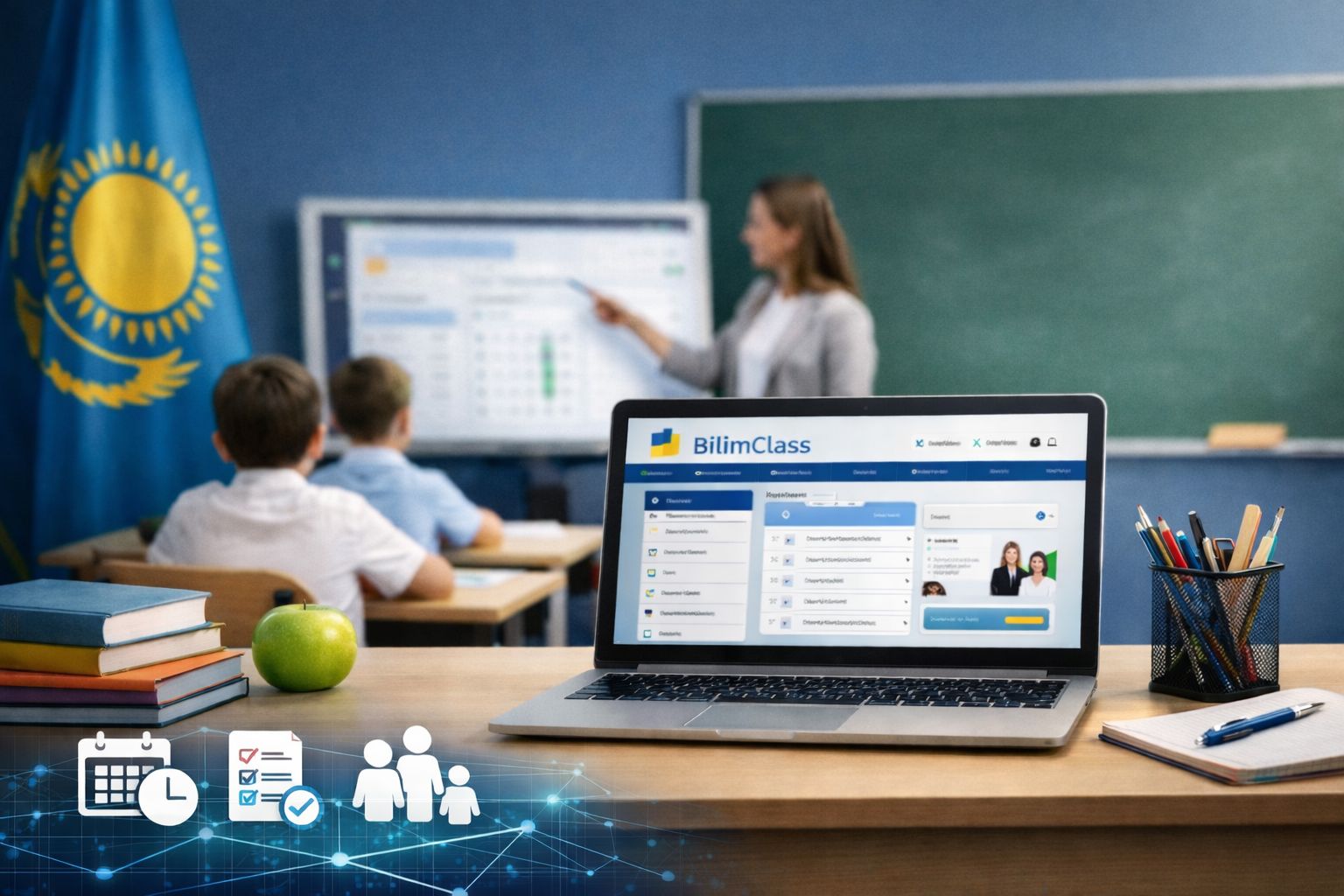 Қазақстан мектептері жаңа электронды платформаға көшуде