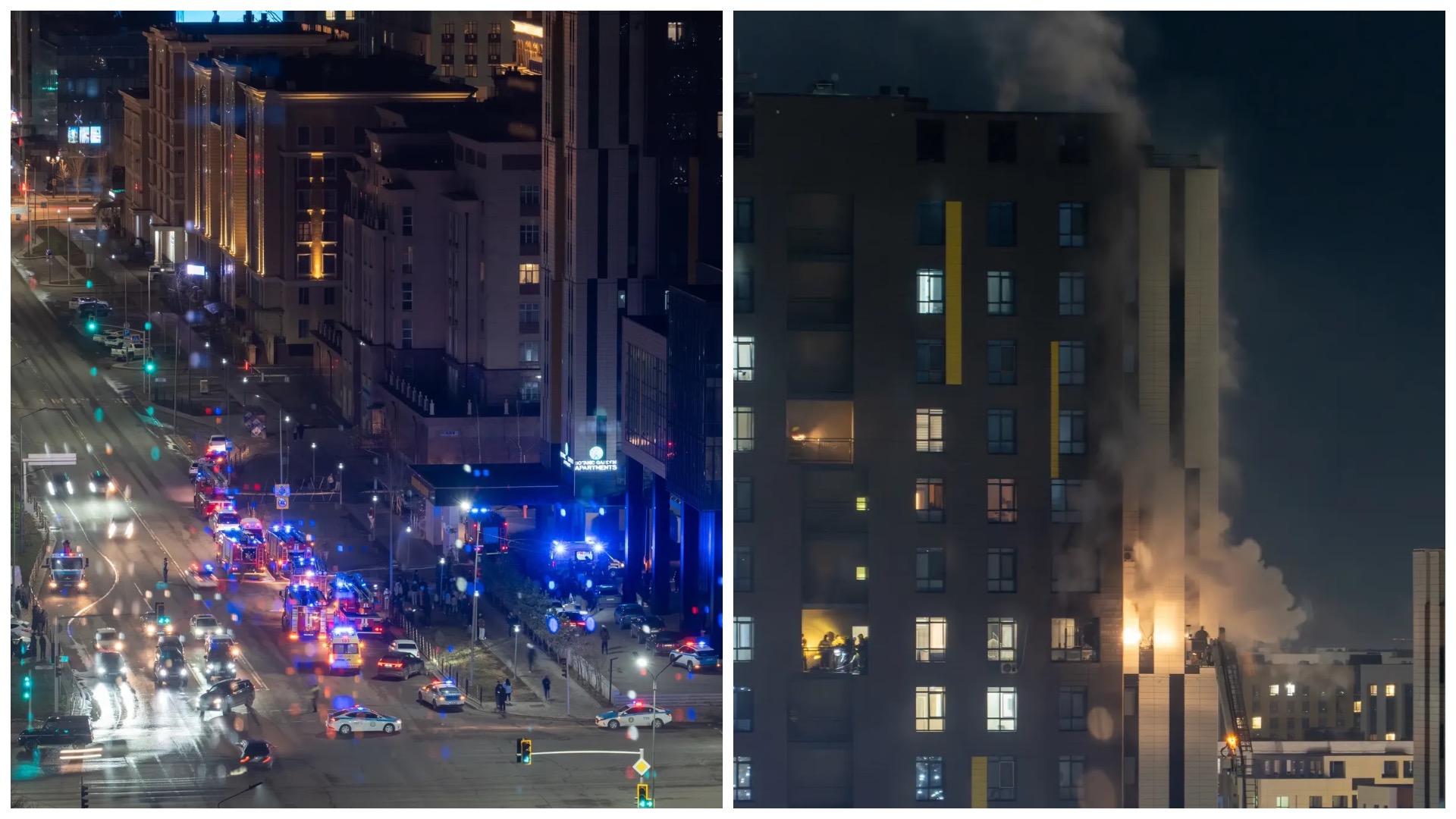 В ЖК Астаны при пожаре погибли трое детей